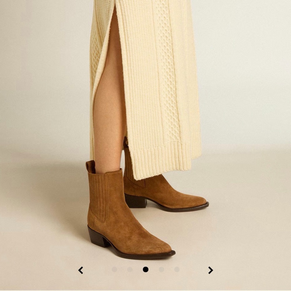 Golden Goose Debbie brown suede boots